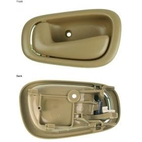 1998-2002 Toyota Corolla Bone/Beige Inside Door Handle - Driver Side