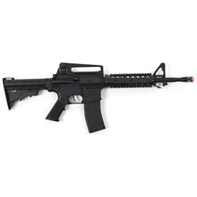 DPMS Carbine Rifle Remanufactured Spring Operated Airsoft Gun - Black