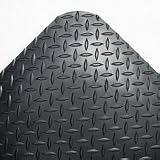 Anti-Fatigue Mat, Industrial Deck Plate, PVC Foam Cushion Base, 36x60, Black CWNCD0035DB