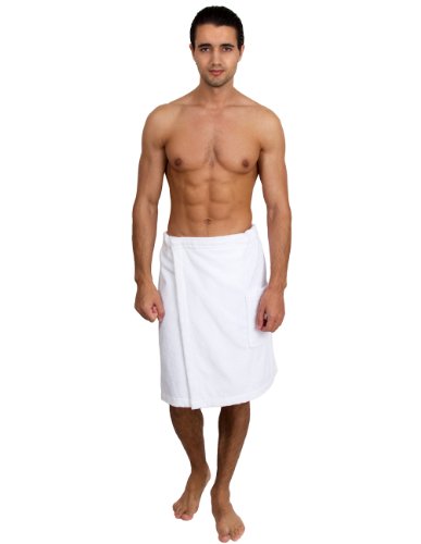 TowelSelections Men's Cotton Terry Shower and Bath Towel Wrap Made in Turkey