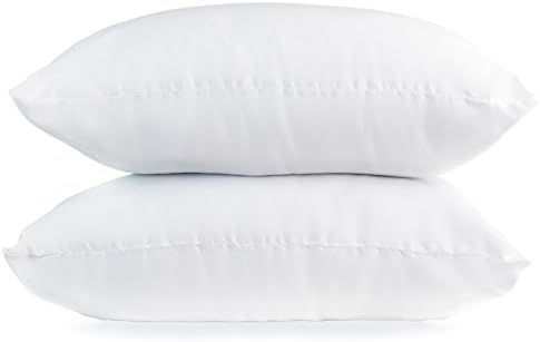 NYJC Two Pack Bed Pillows Standard Size 20" x 26"