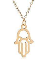Kris Nations Hamsa Cutout Overlay Necklace, 18"