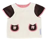 Baby Chaleco Shoulder Shield Vanilla Brown and Melon with Bow Pockets - Infant