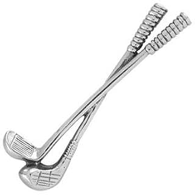 Forzieri Golf Silver Plated Tie Clip by Forzieri