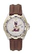New York Mets All Star Leather Mens Watch