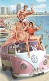 party vw van - Greeting Card