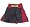 Black with red stripes
