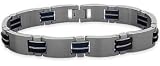 Men's Rubber & Titanium Bracelet