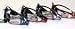 Dynamix Color Frame Clear Motorcycle Glasses