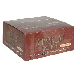 Click here to buy Choklat Crunch-Bionutritional Research Croup Protein Bars, 12 Bars Milk Chocolate by Choklat Crunch.