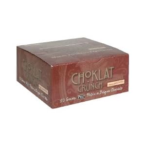 Choklat Crunch-Bionutritional Research Croup Protein Bars, 12 Bars Milk Chocolate by Choklat Crunch