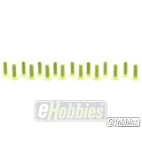 3324 Aluminum Flat Head Screws (16) by Du-Bro
