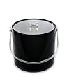 Mr. Ice Bucket 708-1 Regency Black Ice Bucket, 3-Quart