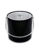 Mr. Ice Bucket 708-1 Regency Black Ice Bucket, 3-Quart