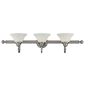 Kenroy Home 11853ANI Abbey 3-Light Vanity, Antique Nickel by Kenroy Home