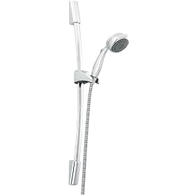 Click here to buy Delta Seven-Spray and Massage Wall Bar System, Chrome #75800 by Delta Faucet.