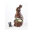 Boyds Uncle Bean's Treasure Box ~ Pascal's Chocolate Bunny with Sweet-Tooth McNibble