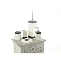 aniba Design Bad SET 5 tlg. Key Largo, schwarz/weiss