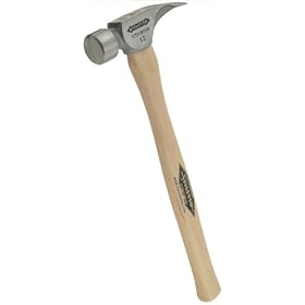 Stiletto Ti12SS Titanium 12 Smooth Face Hammer with a Straight 18" Hickory Handle
