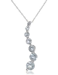 10k Gold Journey Birthstone Pendant Necklace, 18"