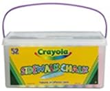 Crayola Sidewalk Chalk 52ct. Bucket Crayon Shape