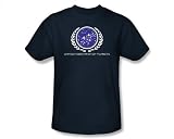 Star Trek United Federation Logo Enterprise Sci Fi TV Show T-Shirt Tee