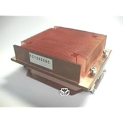 SmartCooler© 1U skived fin Vollkupfer Passivkühler für Intel XEON NACONA Sockel 604, mit Nacona Bodenplatte und vier Federschrauben, Maße (LxBxH): 89x76x25mm.