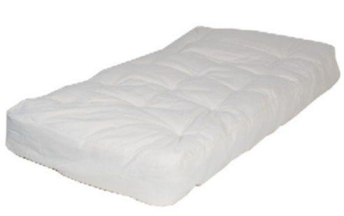 9 Inch Premium Cotton/Fibre Foam Futon Mattress - Twin Size (38 x 75) NEW & IMPROVED!!!