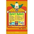 Simpsons Krusty Burger Menu Keyring