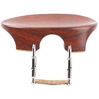Flat Flesch All-Size Viola Chinrest - Rosewood with Standard Bracket