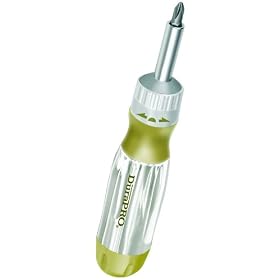 DuraPro 02-157 15 pc Clear Handle Ratcheting Screwdriver
