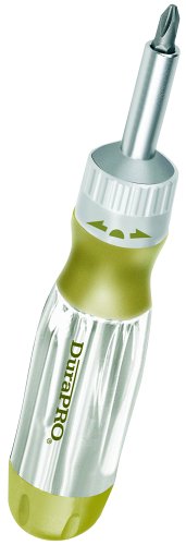 DuraPro 02-157 15 pc Clear Handle Ratcheting Screwdriver
