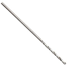 Cleveland 2002 Style High Speed Steel Jobbers' Drill Bit, Uncoated (Bright), Round Shank, 118 Degree Conventional Point