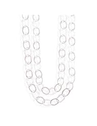 Sterling Silver 100 Inch Open Link Cable Necklace