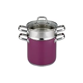 Buy ELO 45240 Classic Color Stainless Steel 5-1 2-Quart Multi-Pot with Pasta Insert and Glass Lid,...
