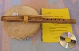 10 Double-sided Goat Skin Drum with FREE Beater, Flute, Book & CD
