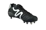 Mitre Italia 11 M Jnr S Rugby Boots - Black/Grey5 UK