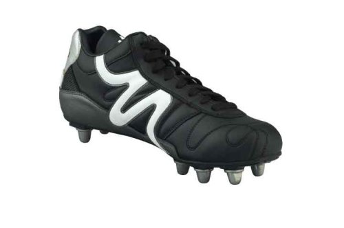Mitre Italia Ii M Si Bc Rugby Boots - Black/Grey9 UK