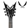 Dean Razorback Guitar, Dimebag Bolt On with Floyd Rose Classic Black