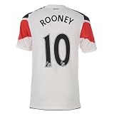 Nike Manchester United Away Shirt 2010 2011 Rooney White Extra Lge