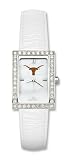 Texas Longhorns Ladies Allure Watch White Leather Strap