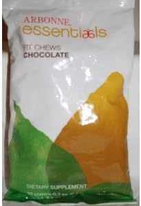 Arbonne Fit Chews - Chocolate, 30-Count Bag, Net wt. 9.2 Oz