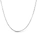 Bling Jewelry Very Thin Sterling Silver Box Chain Necklace Italy 10 Gauge