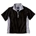 Men's Ace Short Sleeve Windshirt For the Golf Enthusiast (Black/White Sand)