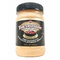 J&D's Baconnaise Bacon Flavored Spread, Regular, 15-Ounce Jar (Pack of 3)
