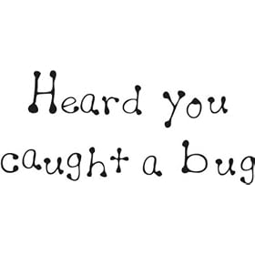 CAUGHT A BUG STAMP