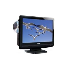 Toshiba 19 DV 555 DG 48,3 cm (19 Zoll) 16:9 HD-Ready LCD-Fernseher mit DivX DVD - Player, DVB-T und 1 HDMI  schwarz
