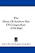 Books : The Diary Of Andrew Hay Of Craignethan 1659-1660