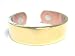 Copper Adjustable Magnetic Ring for Arthritis Golf Aches. Gold Overlay