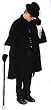 Deluxe Jack The Ripper Costume Cape (Cape only - Gloves, Hat and Cane not included)